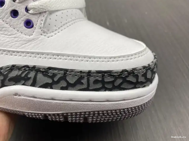 One Kick Air Iris' 3 'Dark Retro CT8532-105 Jordan 0517
